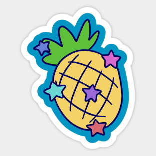 Star Pineapple Sticker